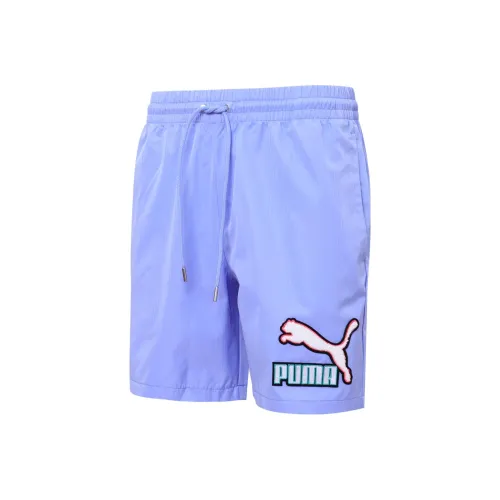 PUMA Casual Shorts Men Purple
