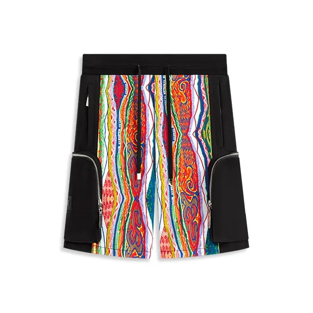 COOGI Street Hip-Hop Retro Pop Style Gourd Pattern Casual Shorts Unisex-2