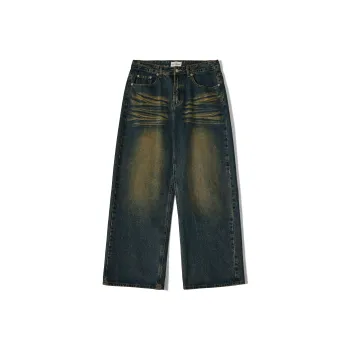 NAICHA STUDIO Jeans Men's Vintage Blue