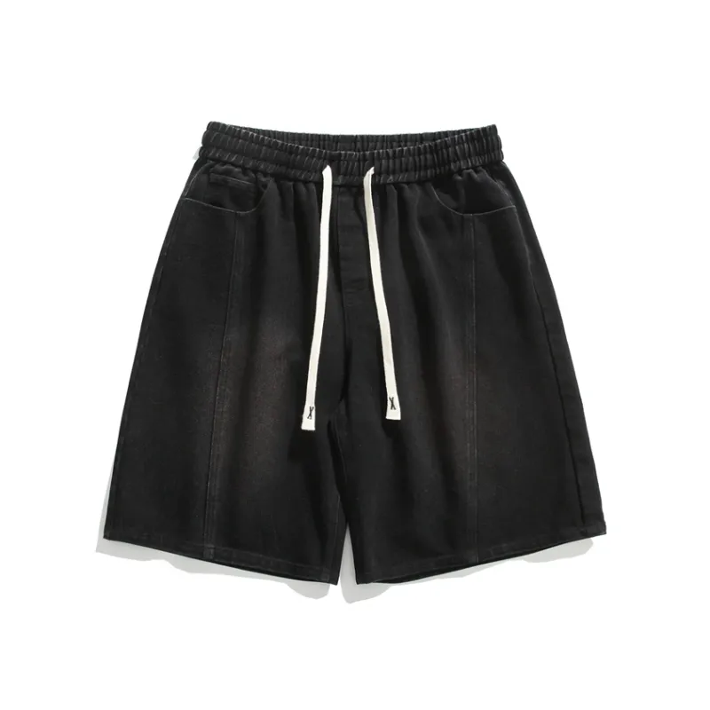 AMBER LIGHT Denim Shorts Unisex-0