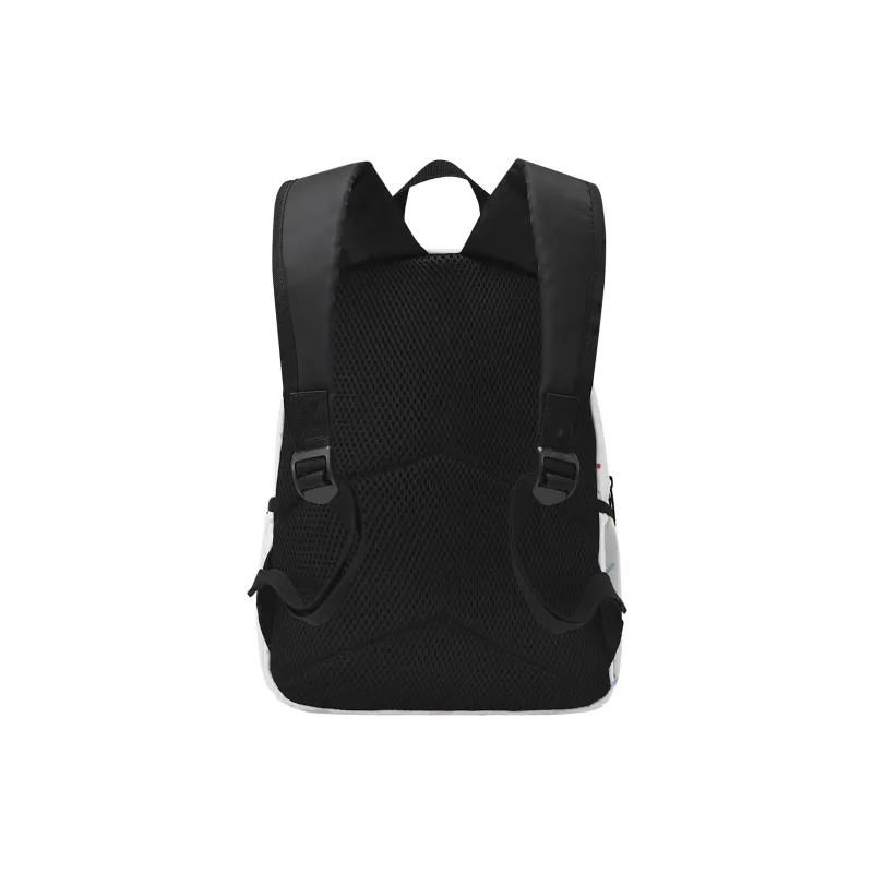 Soundbyte Polyester Backpack Unisex White-2