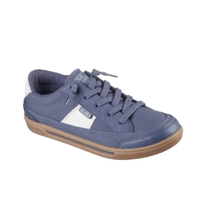 Skechers BOBS B Cute 2.0 Low Top Canvas Shoes Women's Marine Blue-3