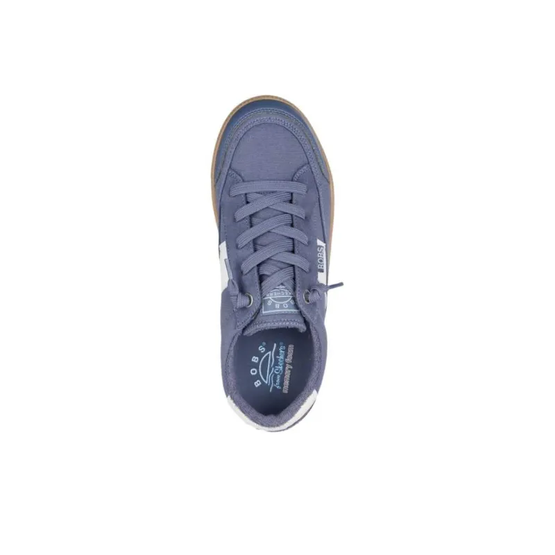 Skechers BOBS B Cute 2.0 Low Top Canvas Shoes Women's Marine Blue-4