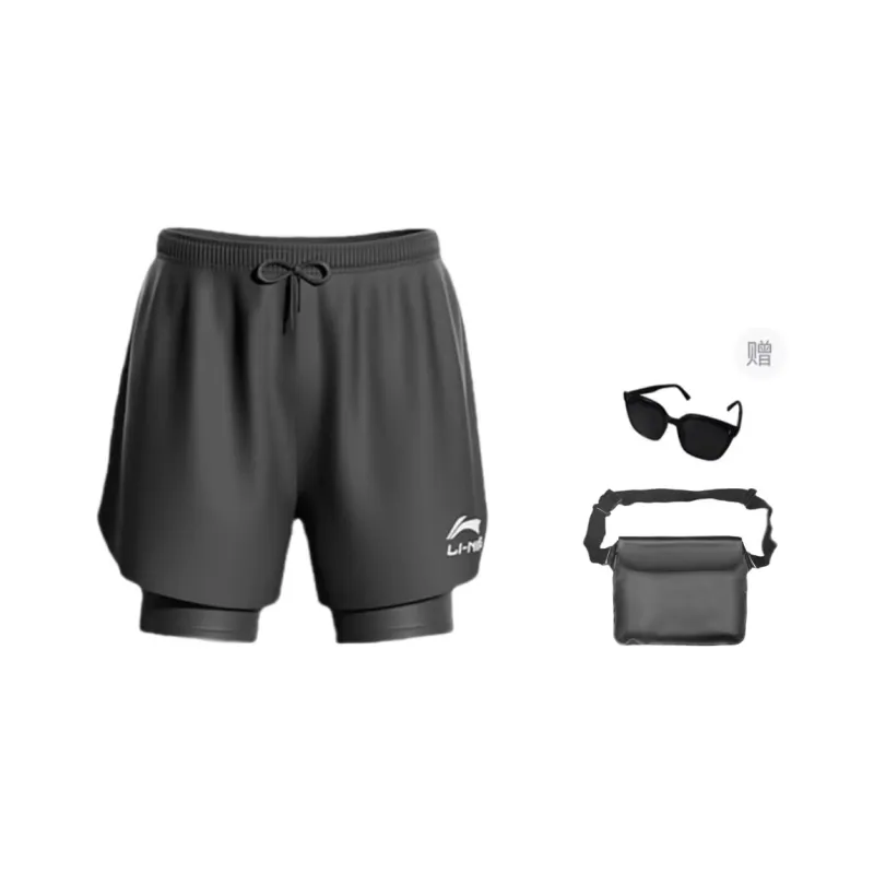 LiNing Swimming Shorts Men's Black-154