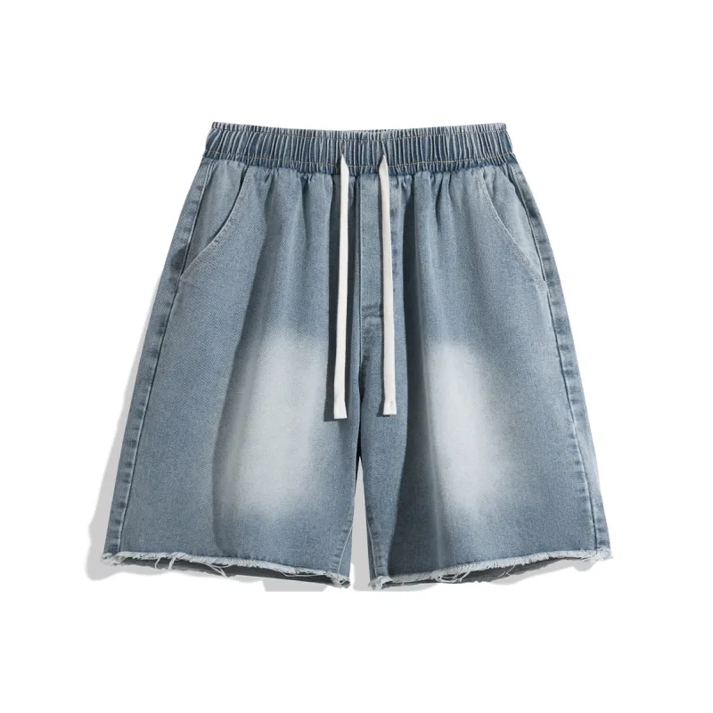 NOTFORMAD Denim Shorts Unisex Gray-21