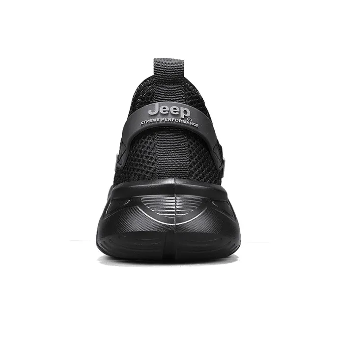 Jeep Cushioning Height Increasing Abrasion Resistant Lightweight Slip Resistant Low Top Hiking Shoes Men's-5
