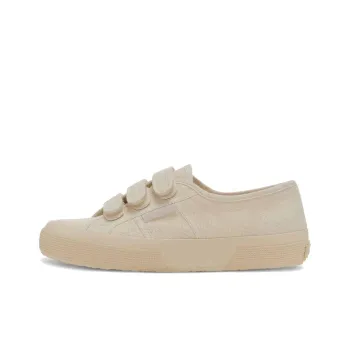 SUPERGA COT3STRAPU Breathable Low Top Tennis Shoes Unisex Golden Beige