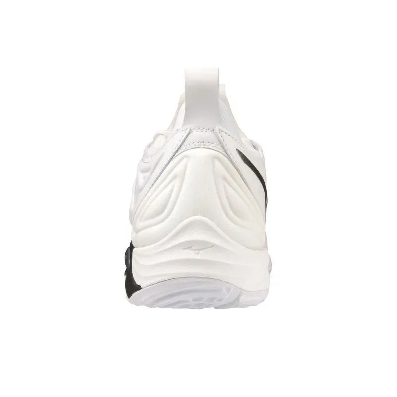 Mizuno Wave Momentum 3 Anti Slip Wear Resistant Low Top Training Shoes Unisex White Black-4