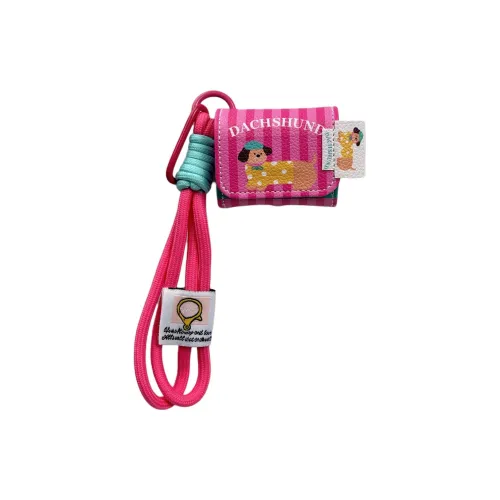 KVZUVUU Compatibility With Apple AirPods Pro 2/AirPods Pro/4/3/2 Leather Stripes Polka Dot Dog Lanyard Headphone Cases