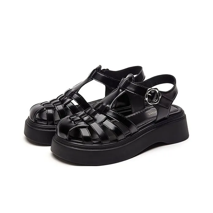 DAPHNE Roman Sandals Medium Heel Women's-2