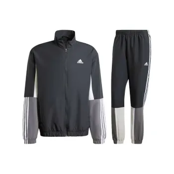 Adidas COLORBLOCK Sportswear Colorblock 3 Stripes Tracksuit Casual Sportswear Men's Black