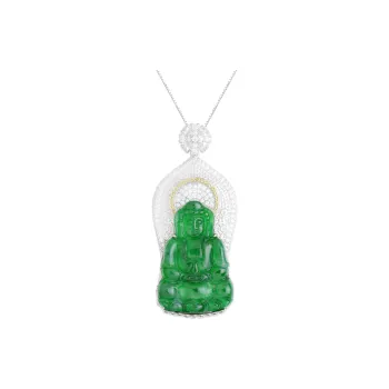 Clear Snow Ice Glutinous Necklaces Unisex