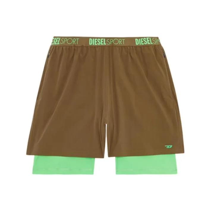 DIESEL SPORTS Cycling Pants Men Umber-0
