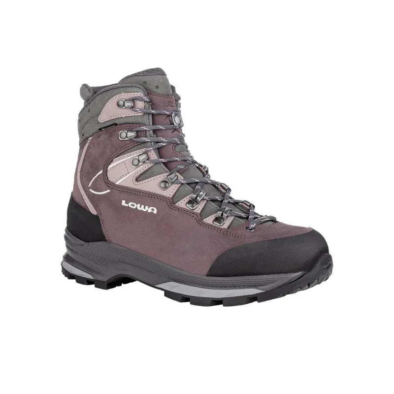 Lowa Waterproof High Top Hiking Shoes Women's Purple-2