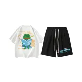 Clothing Sets (White Top+Black Pants)