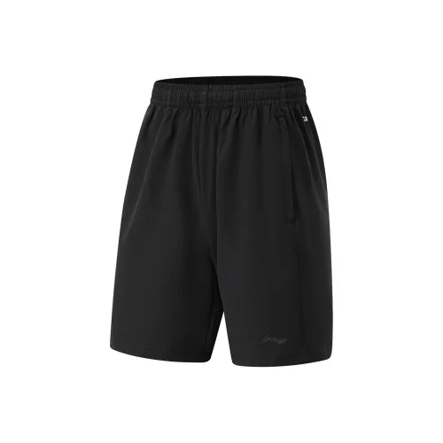 LiNing Table Tennis Series Sports Shorts Unisex Black