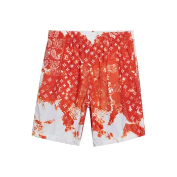 LOUIS VUITTON Bandana Board Swim Shorts