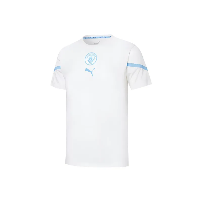 PUMA Manchester City FC T Shirt Manchester City Unisex White-0