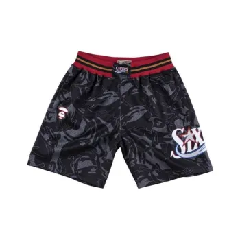 Mitchell Ness Aape X Mitchell & Ness Philadelphia 76ers Shorts