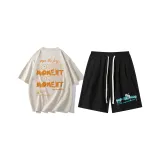 Clothing Sets (Beige Apricot Top+Black Pants)