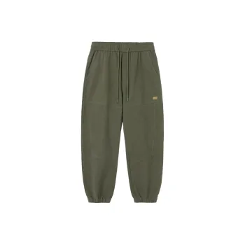 Jeep Casual Pants Unisex Olive Green
