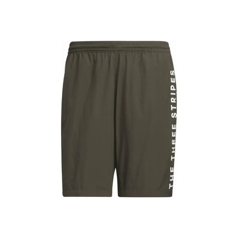 Adidas Casual Shorts Men Olive Green-0
