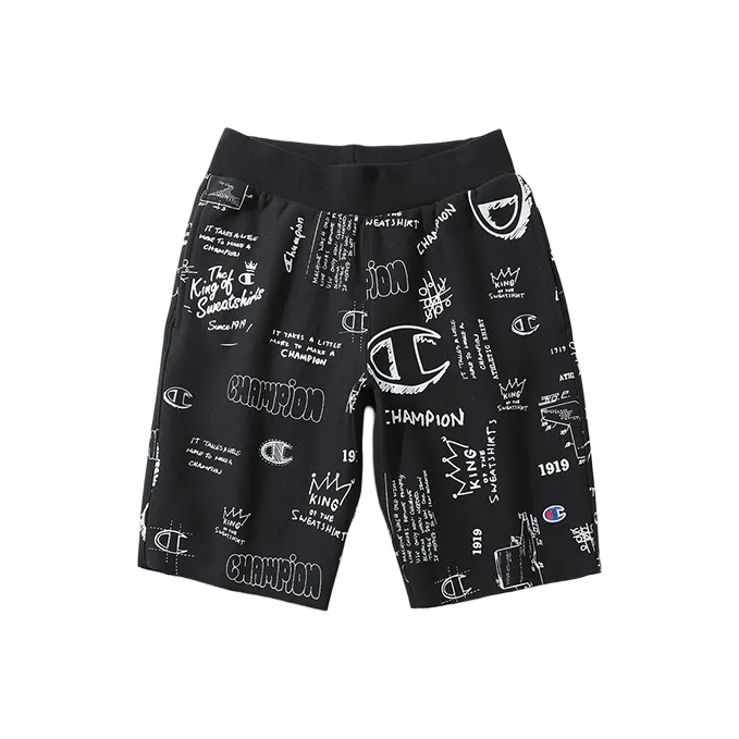 Champion Loose Fit Shorts US Version Men's Black-0