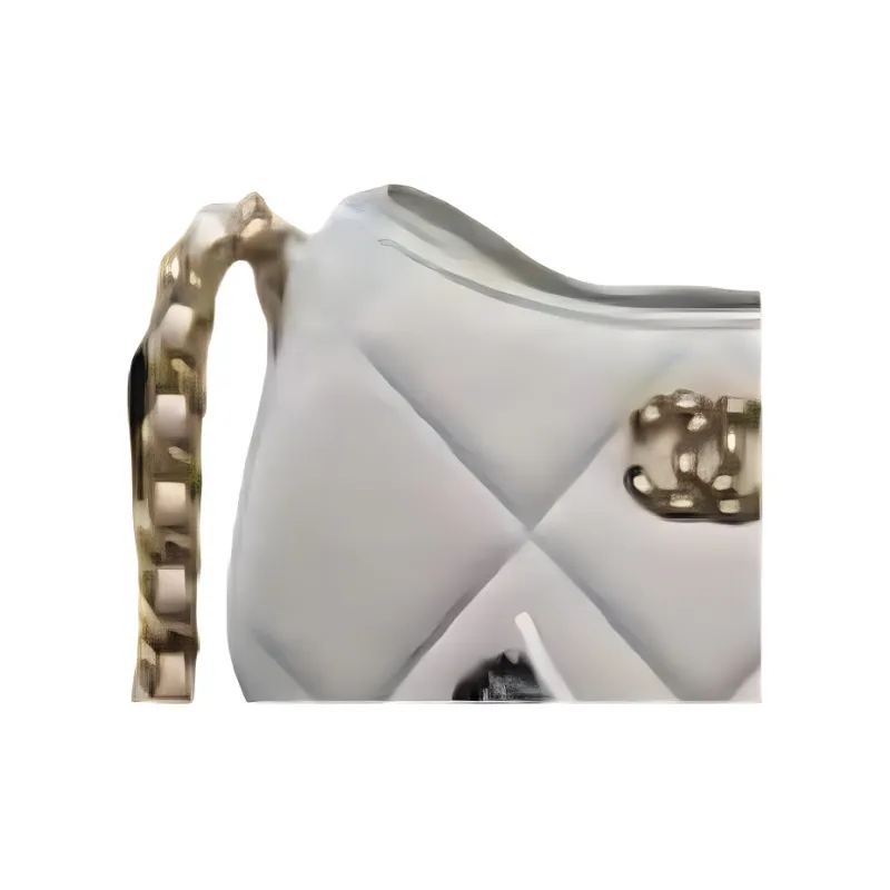 CHANEL 19Bag Sheepskin Crossbody Bag, Shoulder Bag Regular Women's White-4