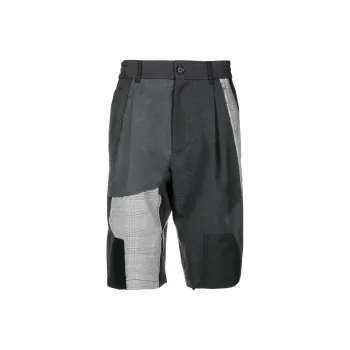 Feng Chen Wang Patchwork Knee length Shorts