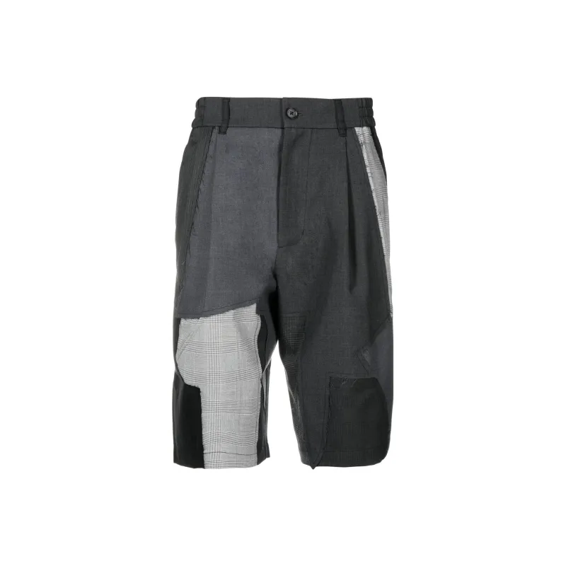 Feng Chen Wang Patchwork Knee length Shorts-0