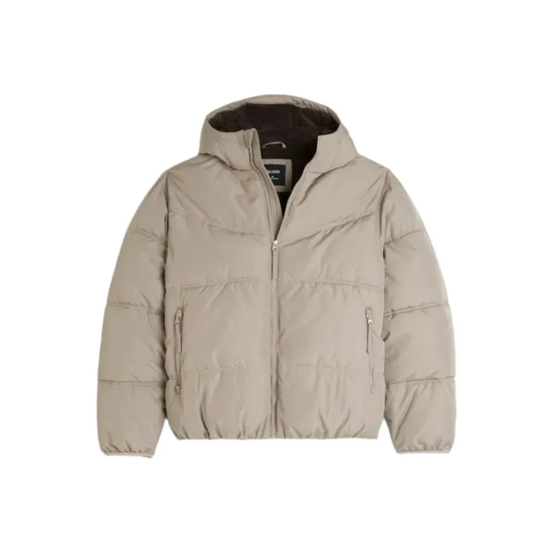 Hollister Puffer Jacket Men's Gray-0