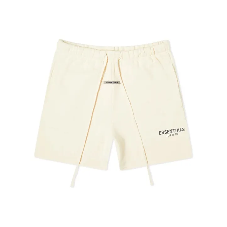 Fear Of God Essentials Graphic Mesh Drawstring Shorts-0