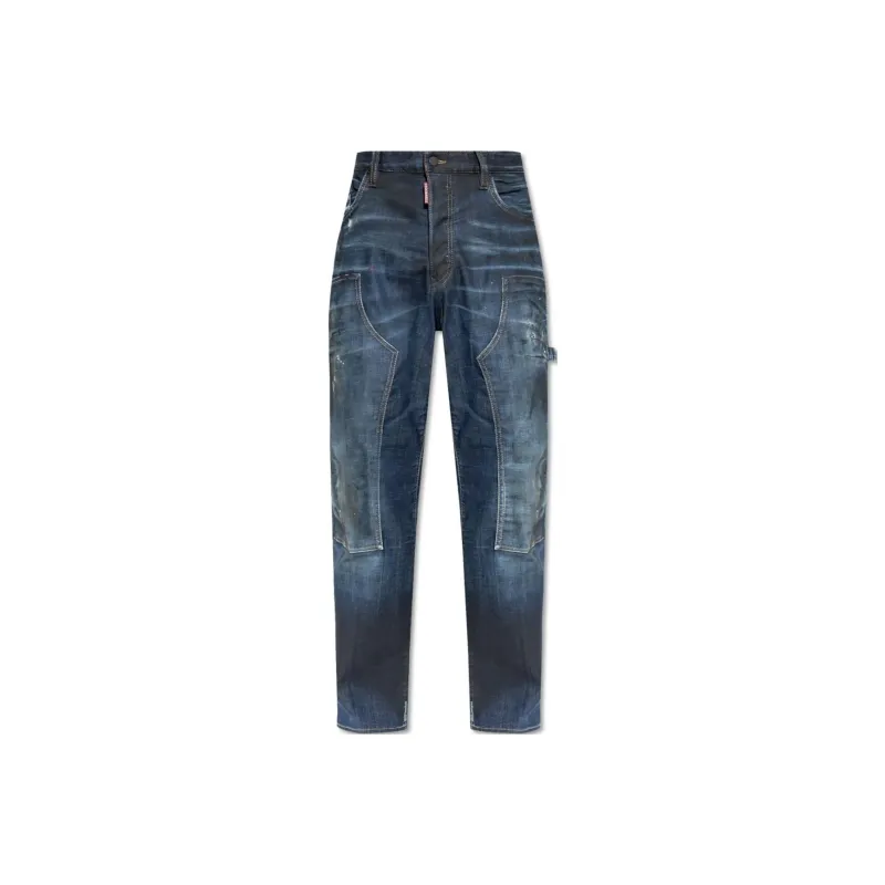 DSQUARED 2 Dark Grease Monkey Wash Cool Guy Jeans-0