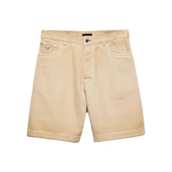 PRADA Faded effect Denim Shorts