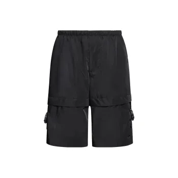 Givenchy Buckle Detailed Cargo Shorts
