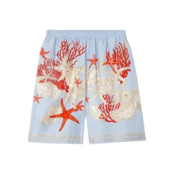 VERSACE Barocco Sea Printed Elasticated Waistband Shorts