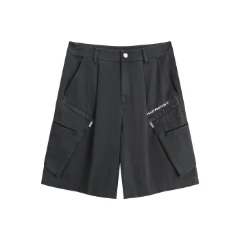 WAITINGWAVE Cargo Shorts Unisex Dark Gray