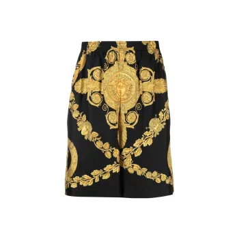 VERSACE Silk Shorts
