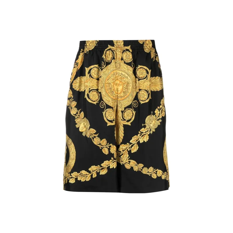 VERSACE Silk Shorts-0