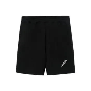 Neil Barrett Lightning Collection Casual Shorts Men Black