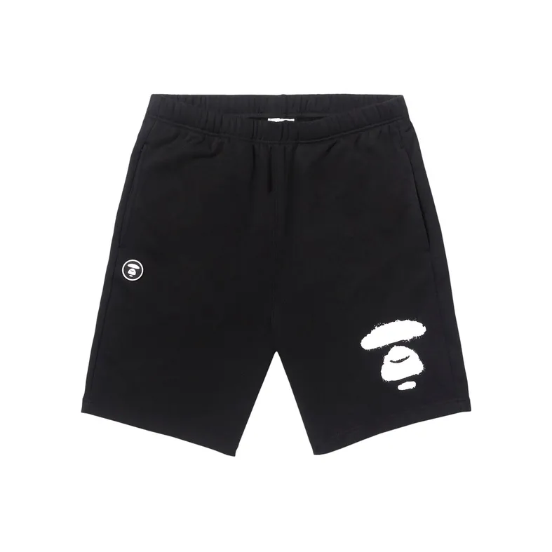 Aape Logo patch Drop crotch Shorts-0