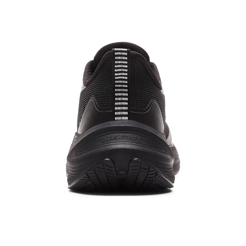 PEAK Low Top Running Shoes Men's All Black-4