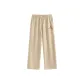 [Comfortable and Breathable]Khaki (Camping Lifestyle Pants Logo)