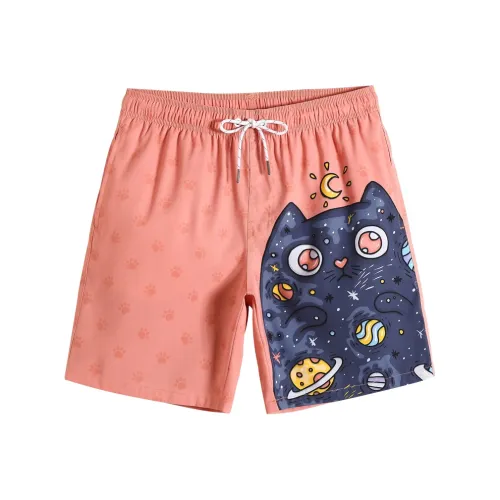 GAILANG Beach Shorts Men Coral