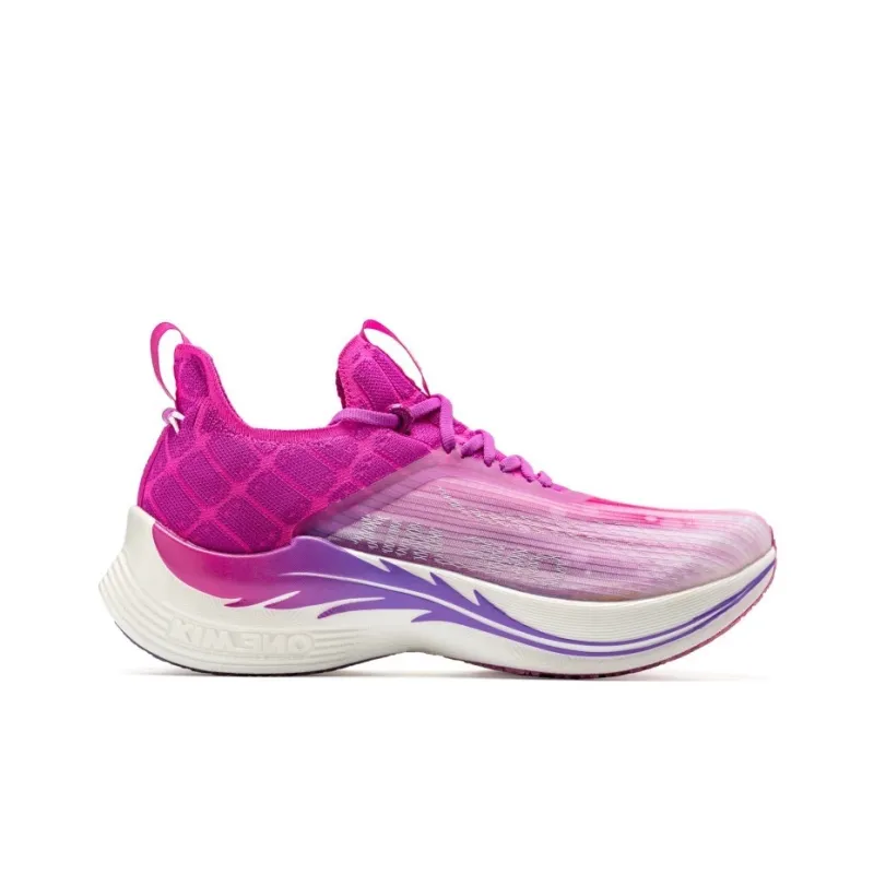 ONEMIX Light Nails Running Shoes Unisex Multicolor Rose Red-1