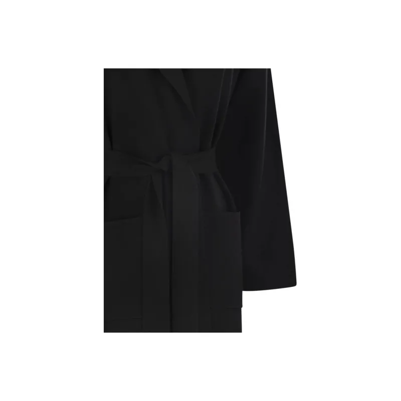 MaxMara Studio Belted Long Sleeved Coat-3