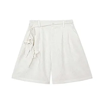 VALLEYOUTH Half Dream And Half Wake Casual Shorts Unisex Ivory