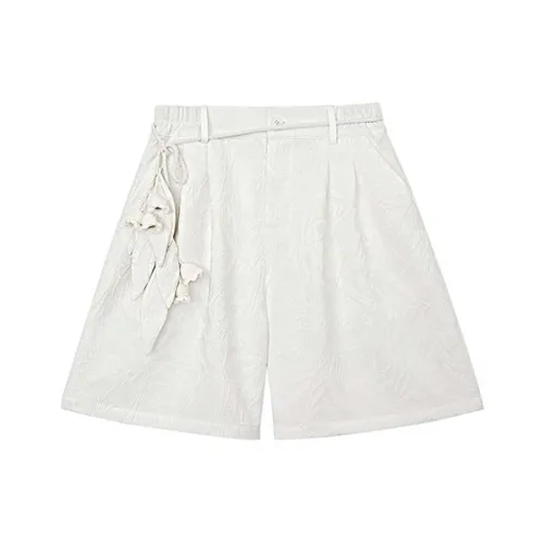 VALLEYOUTH Half Dream And Half Wake Casual Shorts Unisex Ivory