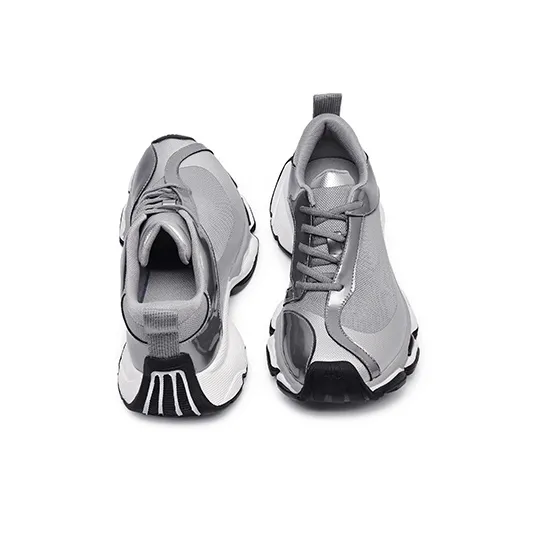 APRHE Slip Resistant, Breathable, Lightweight, Height Increasing Low Top Chunky Sneakers Unisex-9
