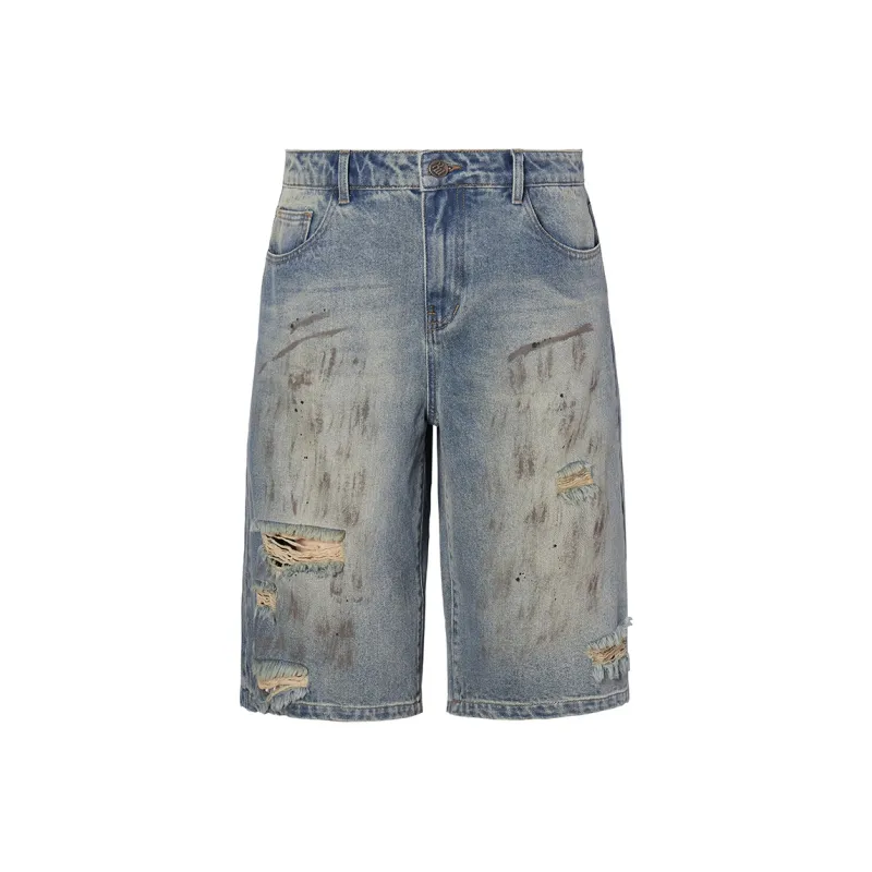 ROCAWEAR Denim Shorts Unisex Light Blue-0
